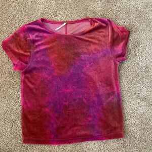 Free People ombre slight-crop top. Size XS